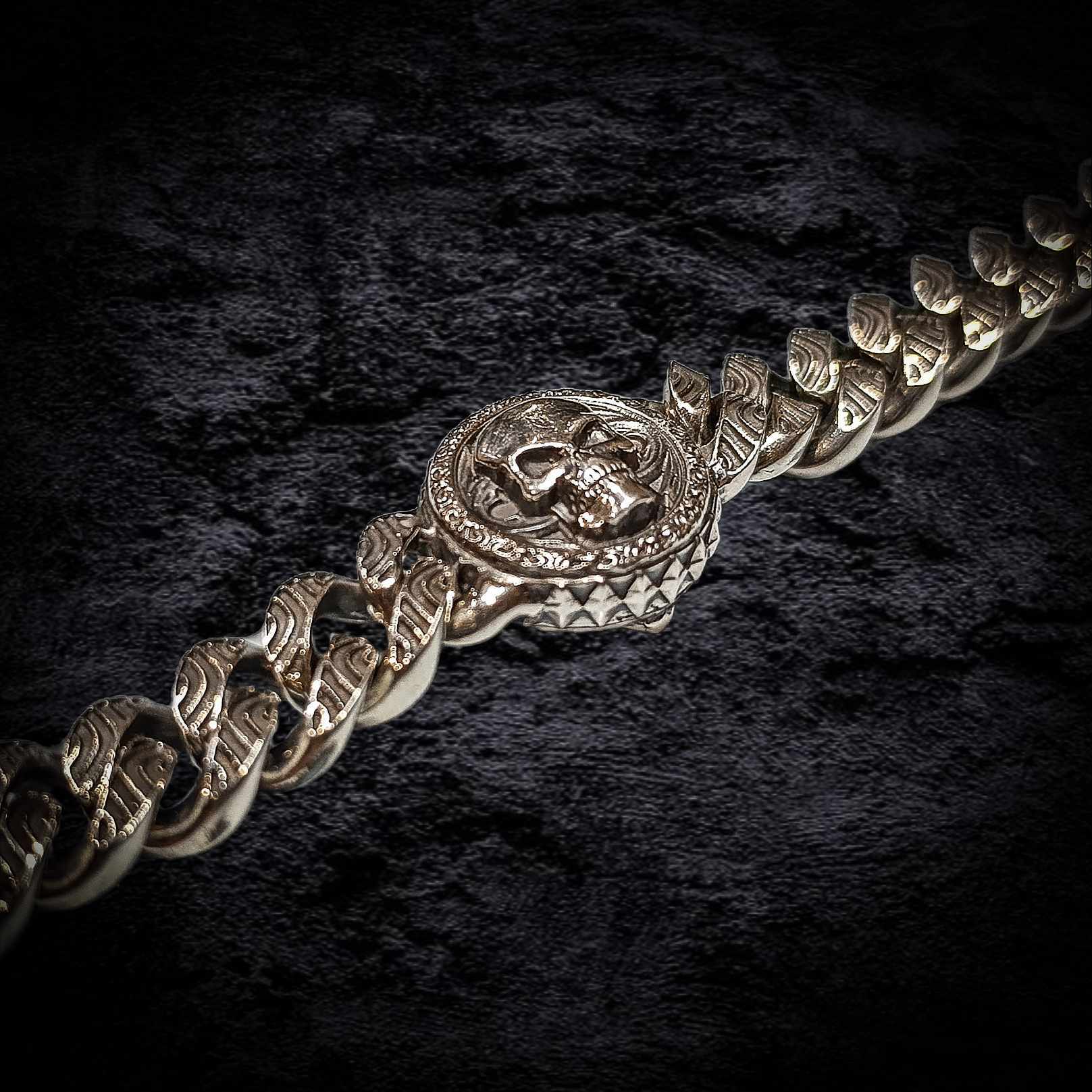 мужской браслет из серебра, браслет для мужчины, серебряный браслет.