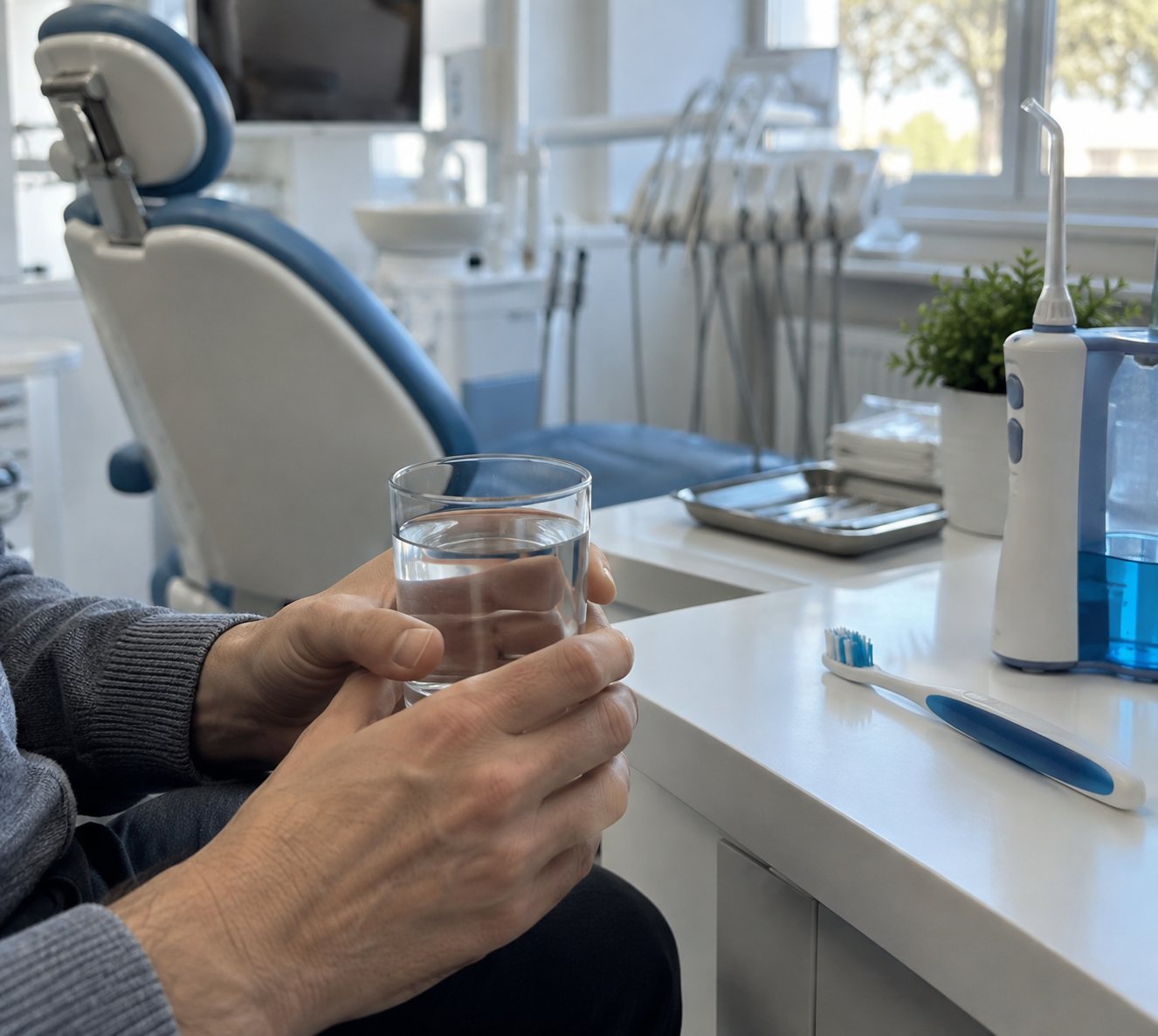 чистка зубов air flow уход после процедуры