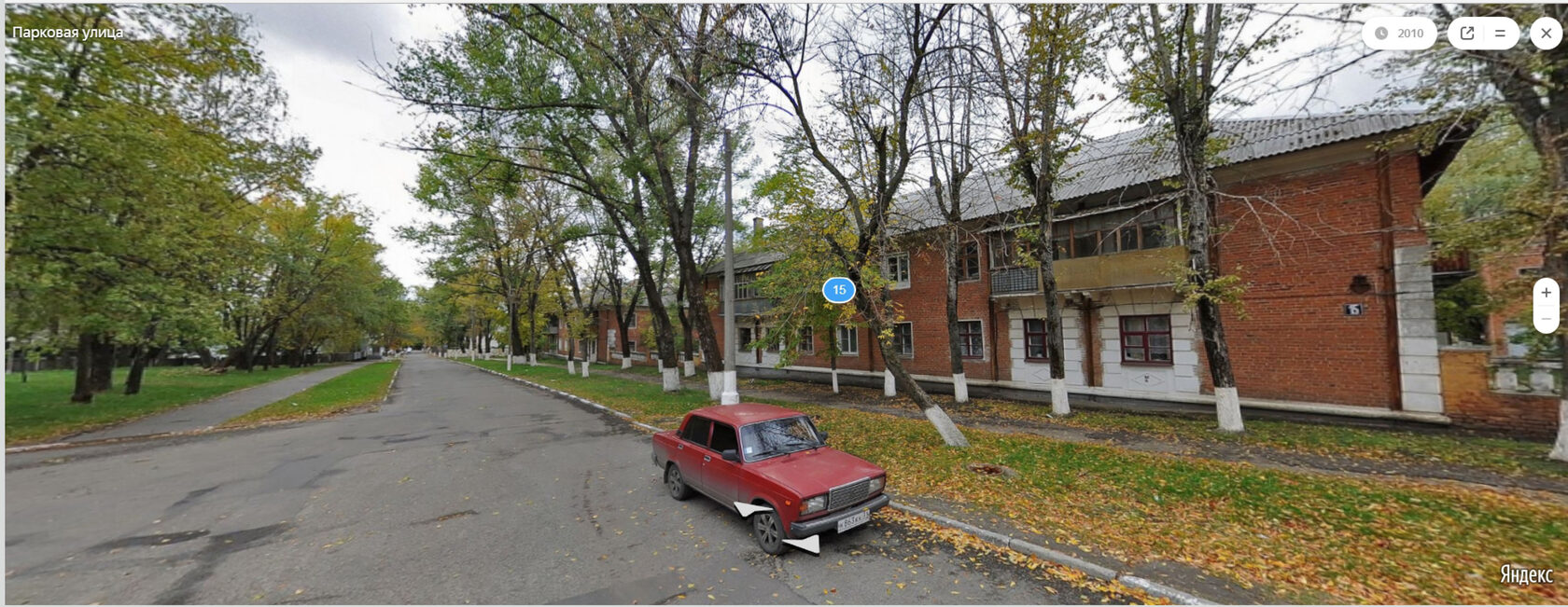 Парковый до реконструкции