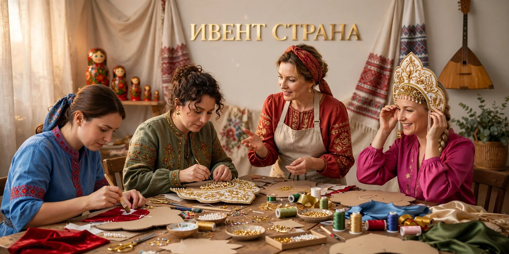 Изготовление кокошников