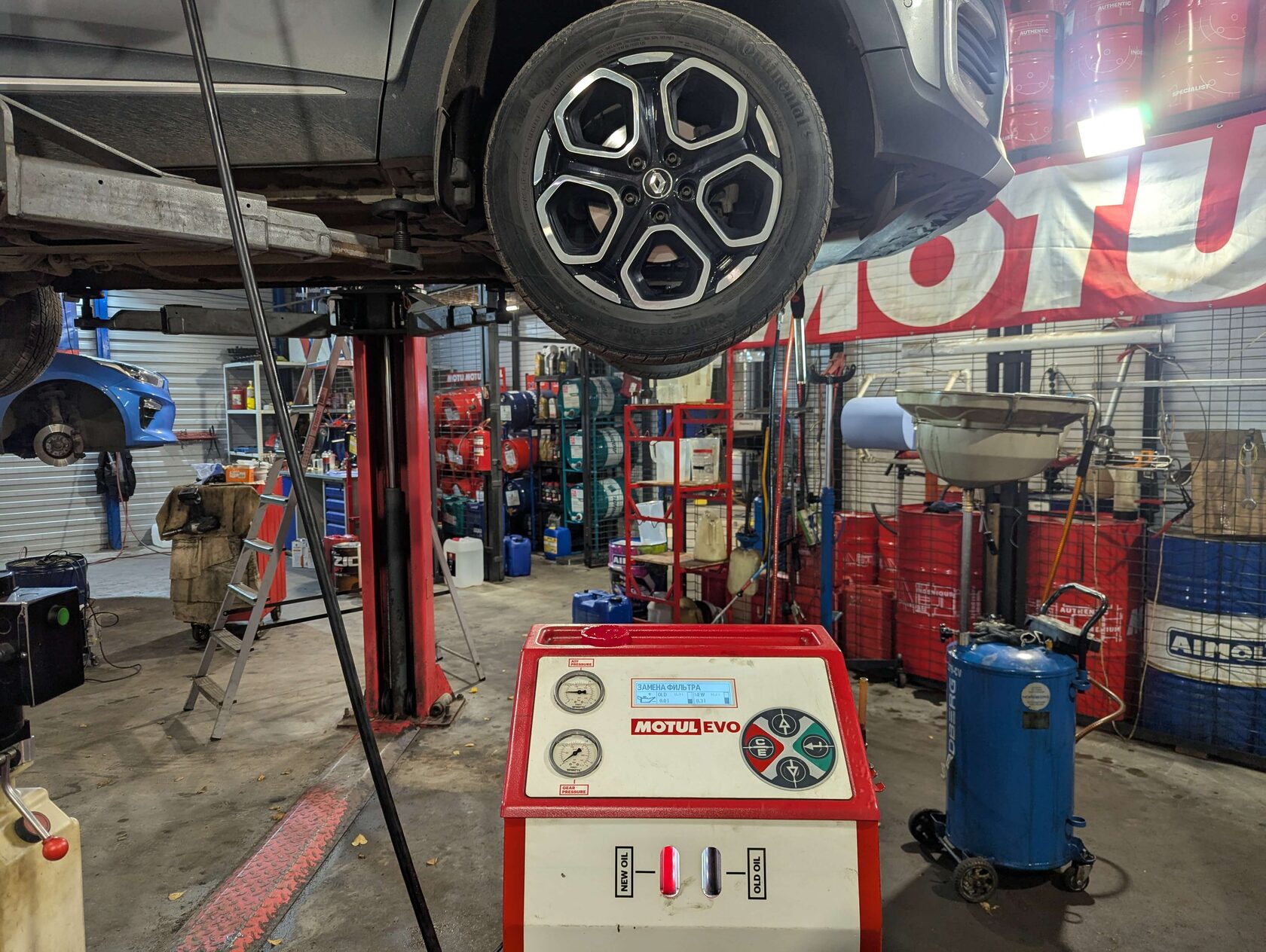 Установка Motul Evo для вариатора Renault