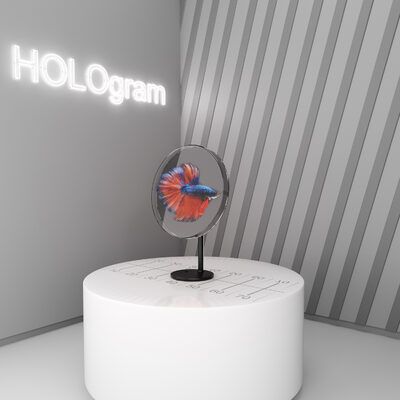 HOLOgram | 3D голографический проектор вентилятор | Аренда в СПб