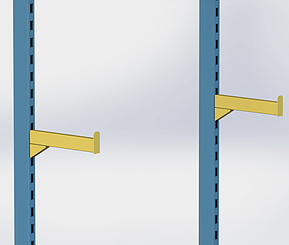 Торговые стеллажи с консолью