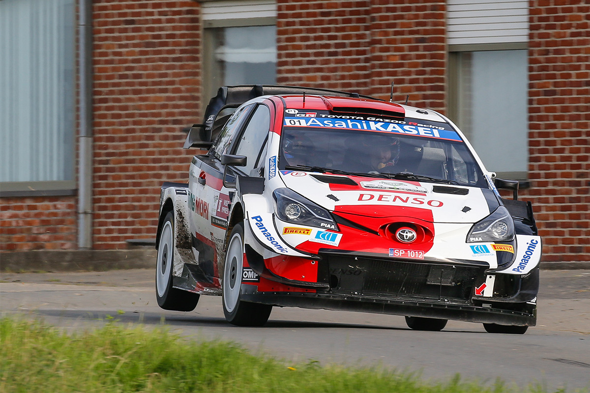 Себастьен Ожье и Жюльен Инграссиа, Toyota Yaris WRC, ралли Ипр 2021