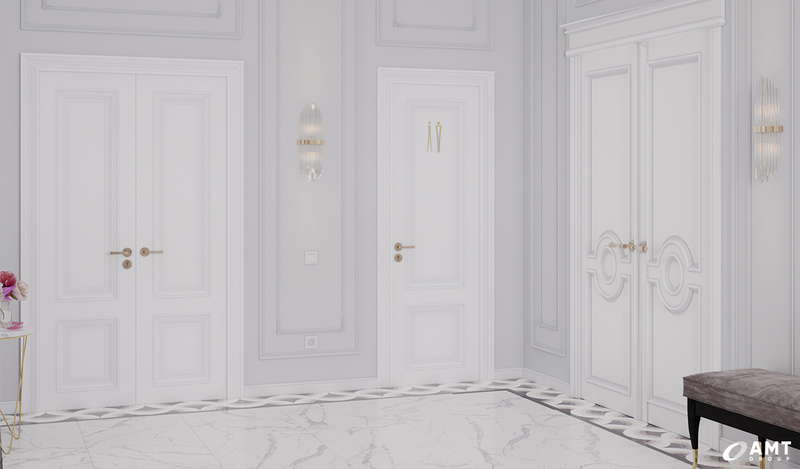 Холл малого зала дома торжеств Prince Palace