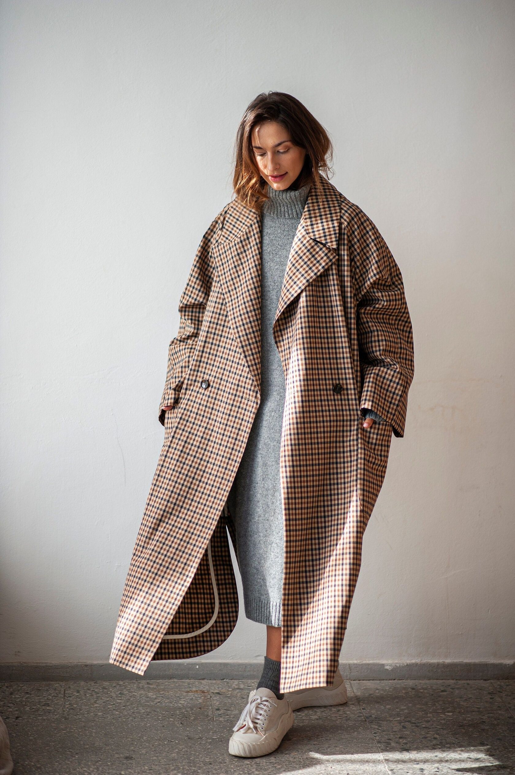 Oversized coat outfit — SORA STUDIO