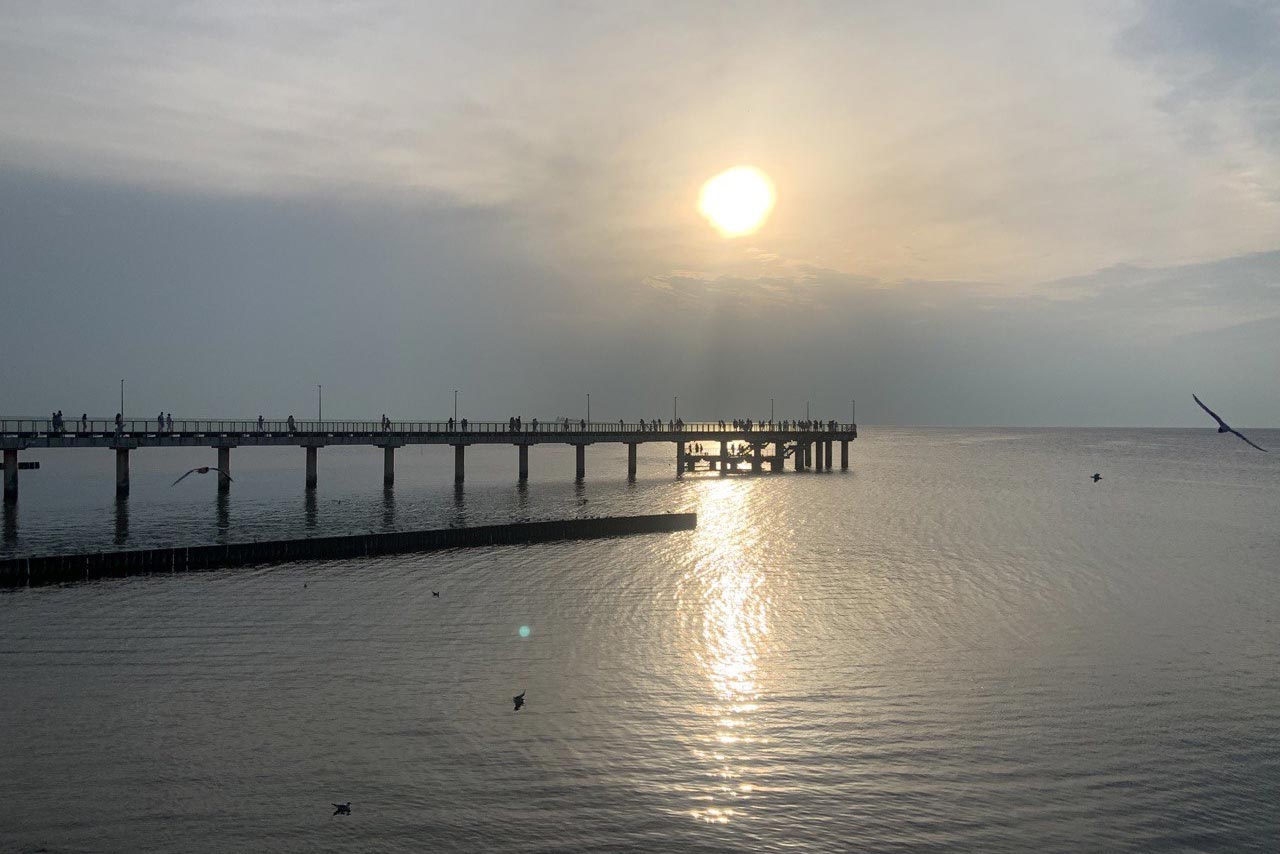 Пирс в Зеленоградске