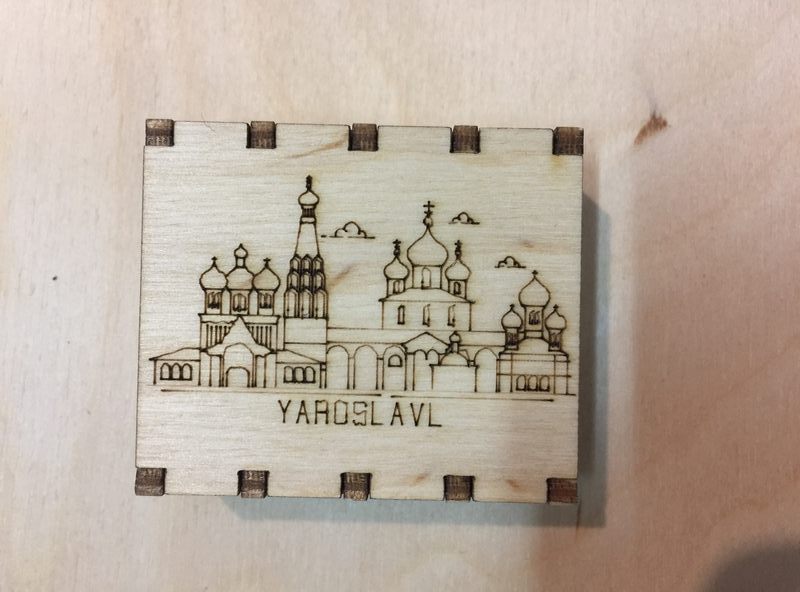 Спички сувенирные на магните города России - Тула