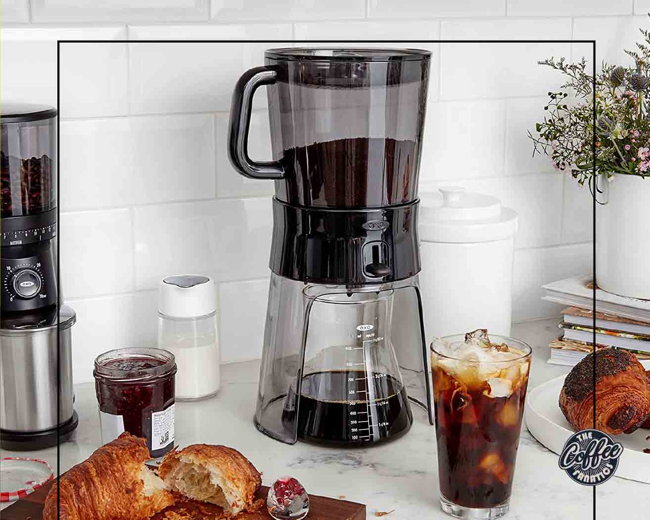  Asobu Coldbrew Portable Cold Brew Coffee Maker With a Vacuum  Insulated 34oz Stainless Steel 18/8 Carafe Bpa Free (Black): Home & Kitchen