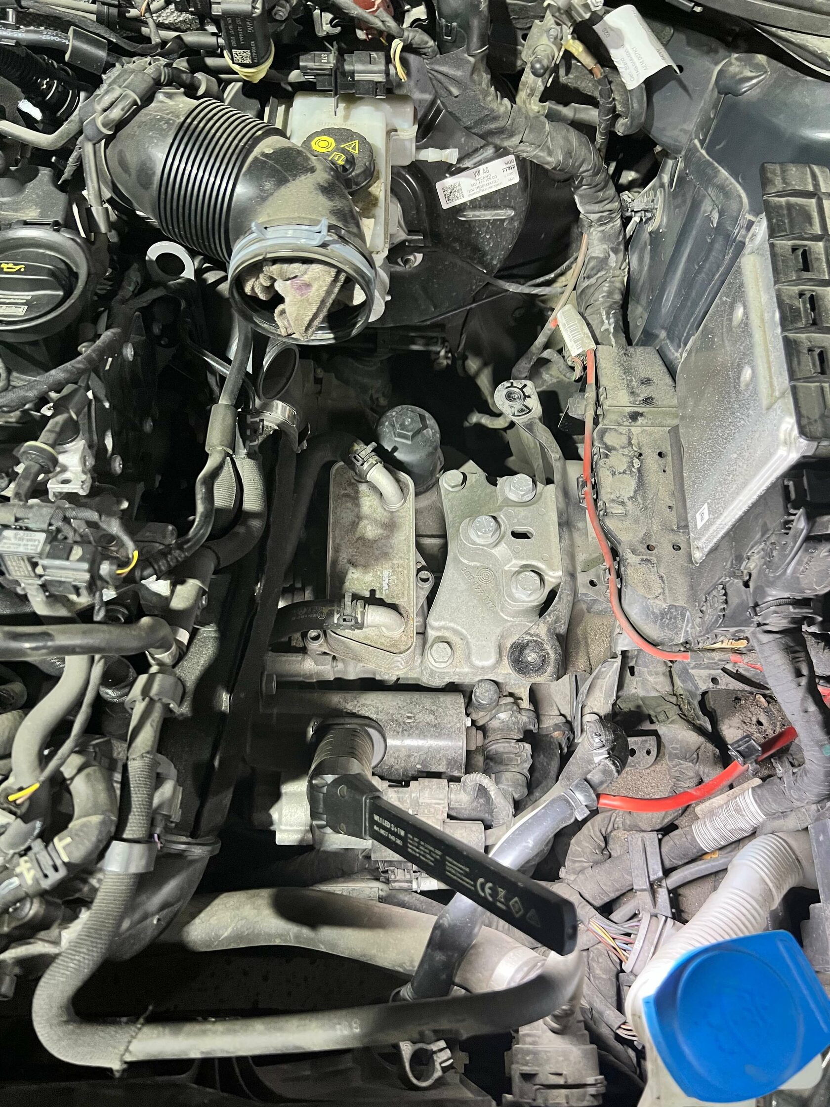 Замена фильтра коробки DSG DQ250