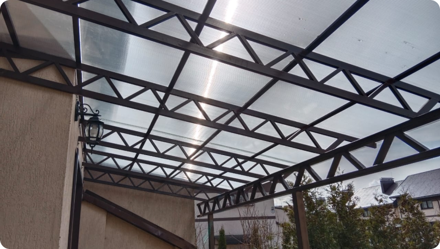 Навес-пристройка