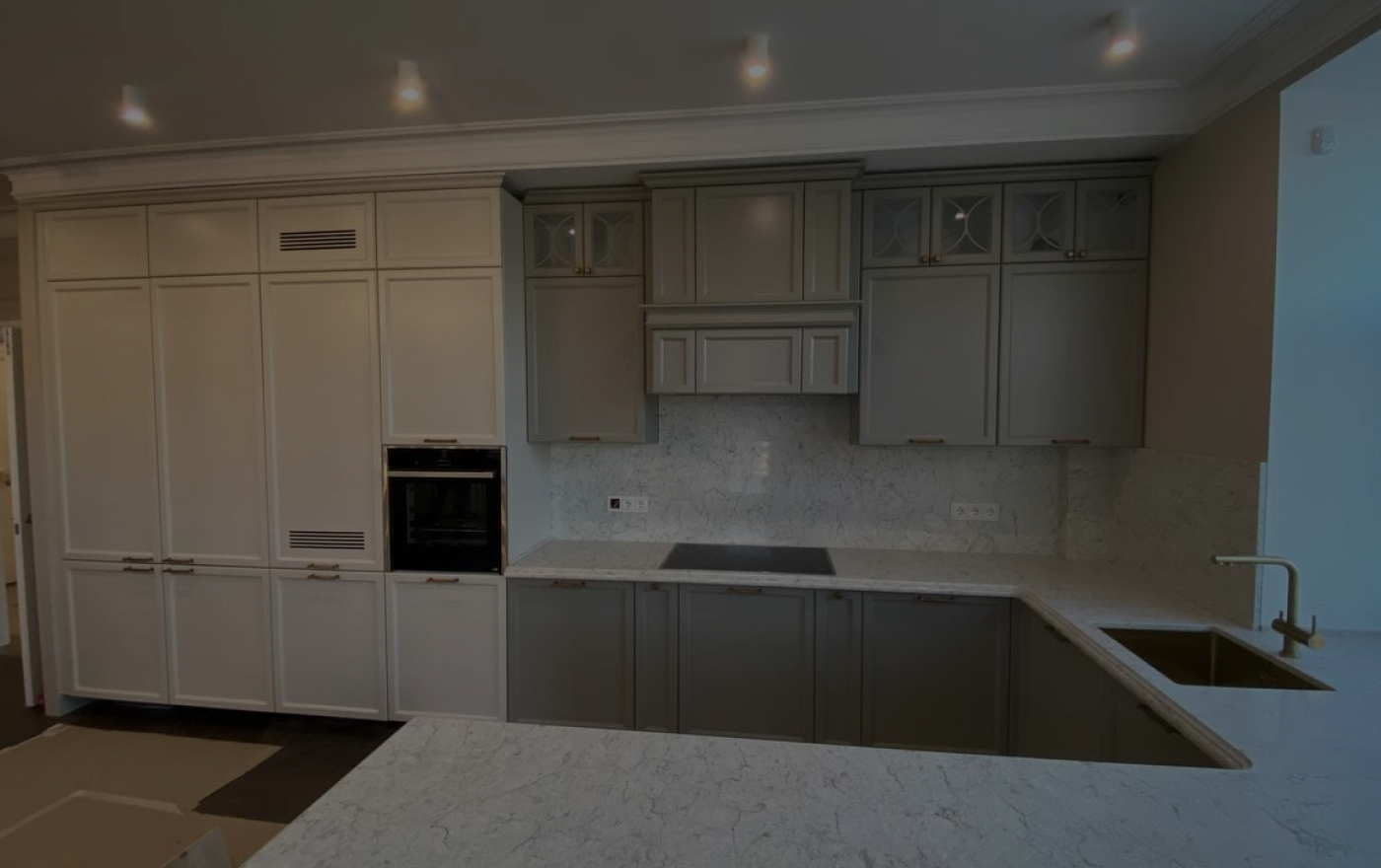 Классические кухни по индивидуальному проекту на заказ в Казани