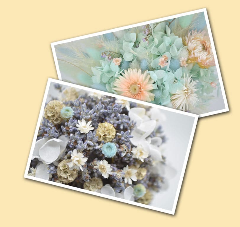 Букеты из сухоцветов и стабилизированных цветов в СПБ