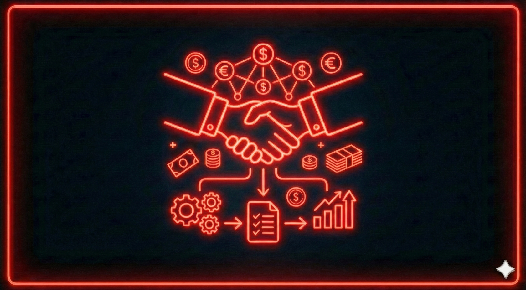 Business illustration of a partnership symbolizing the favorable terms of the program