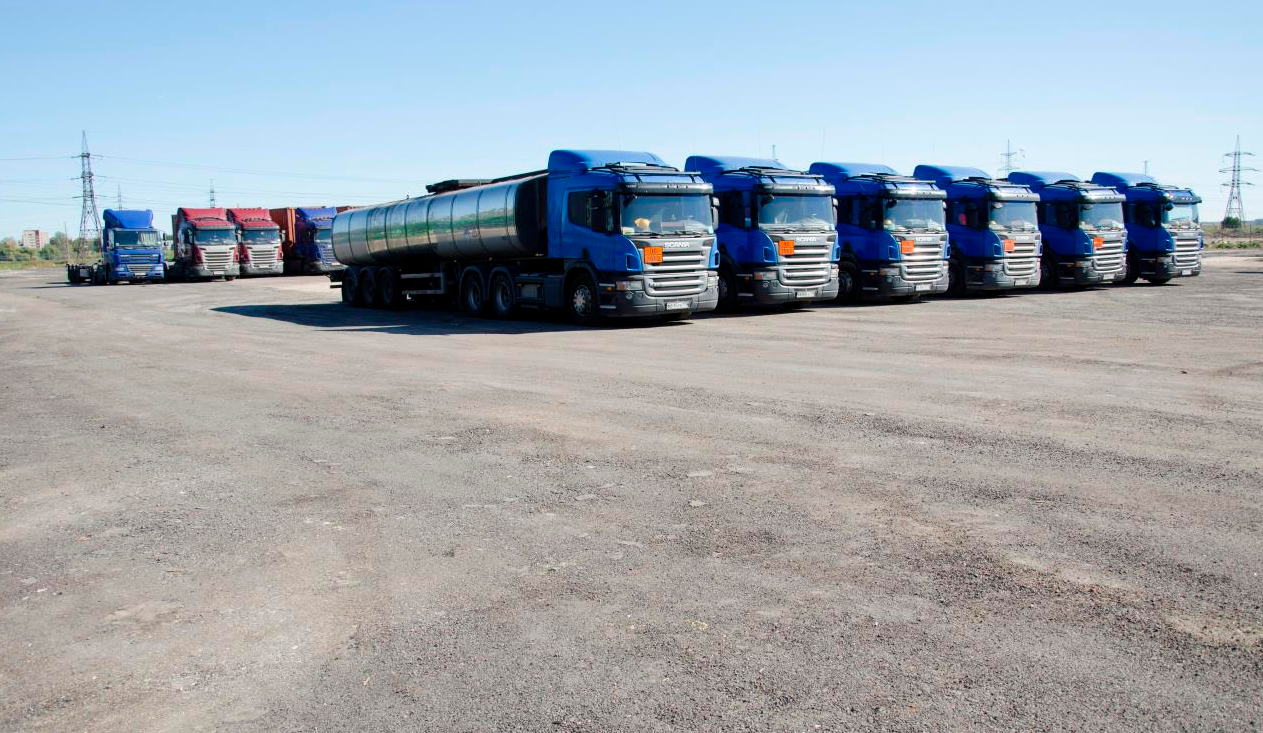 Стоянка грузовиков Кызылорда