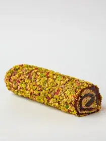 Карамельный рулет с фисташковым кремом — отдельный рулет