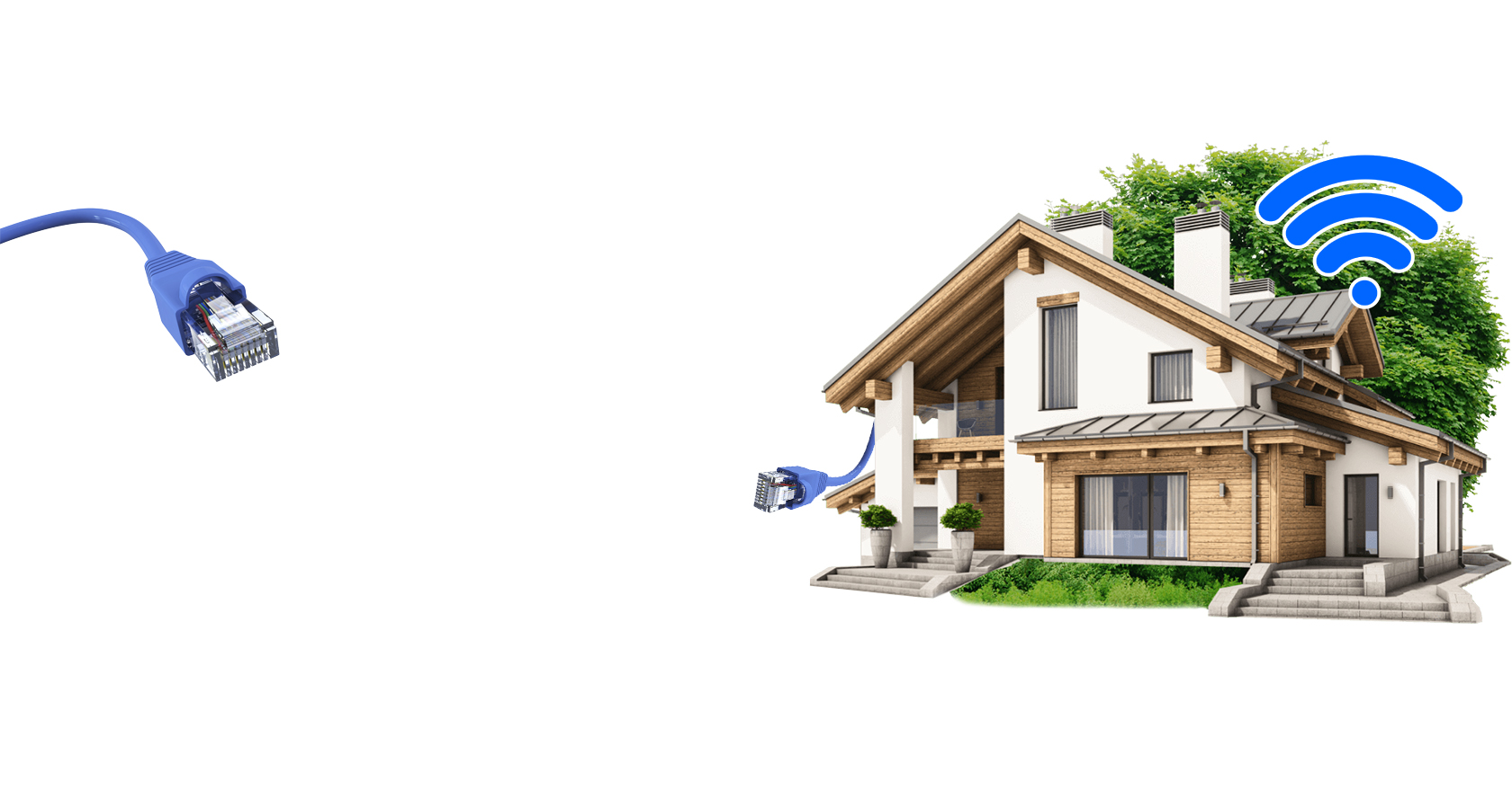 Интернет в дом и на дачу в Подмосковье - установка и подключение