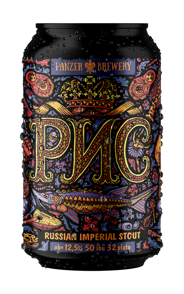 Банка пива РИС - Imperial Stout от Panzer Brewery