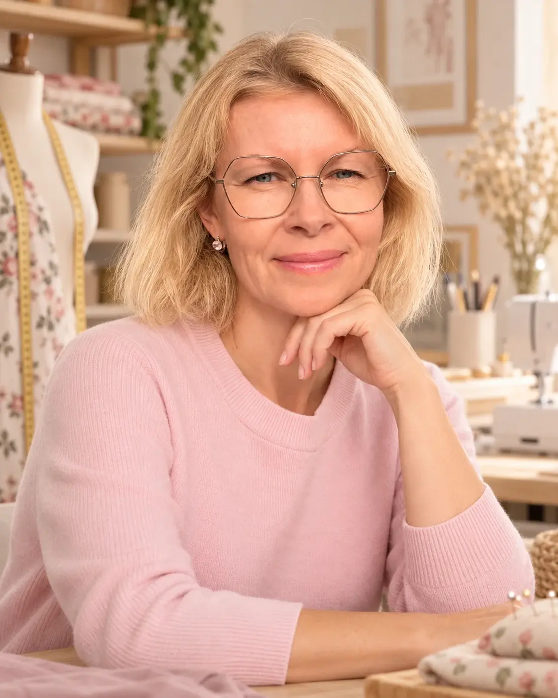 Анна — мастерица ателье Тавифа, стилизованный портрет