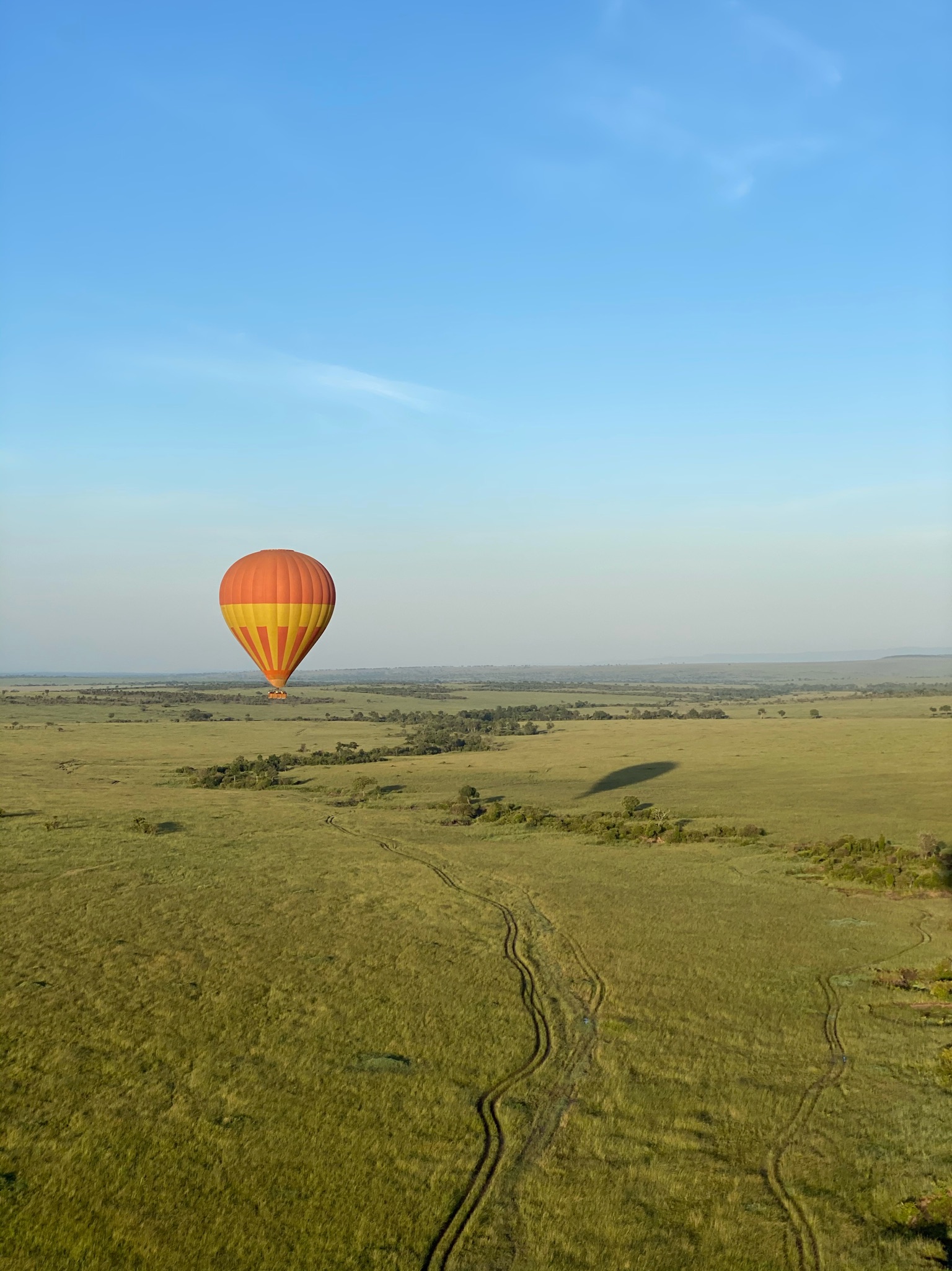 Сафари на воздушном шаре в Кении