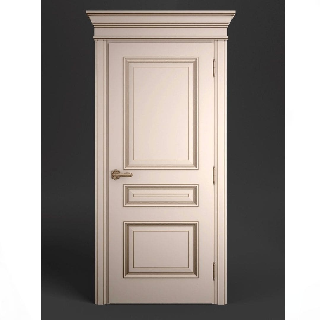Дверь деревянная массив белая