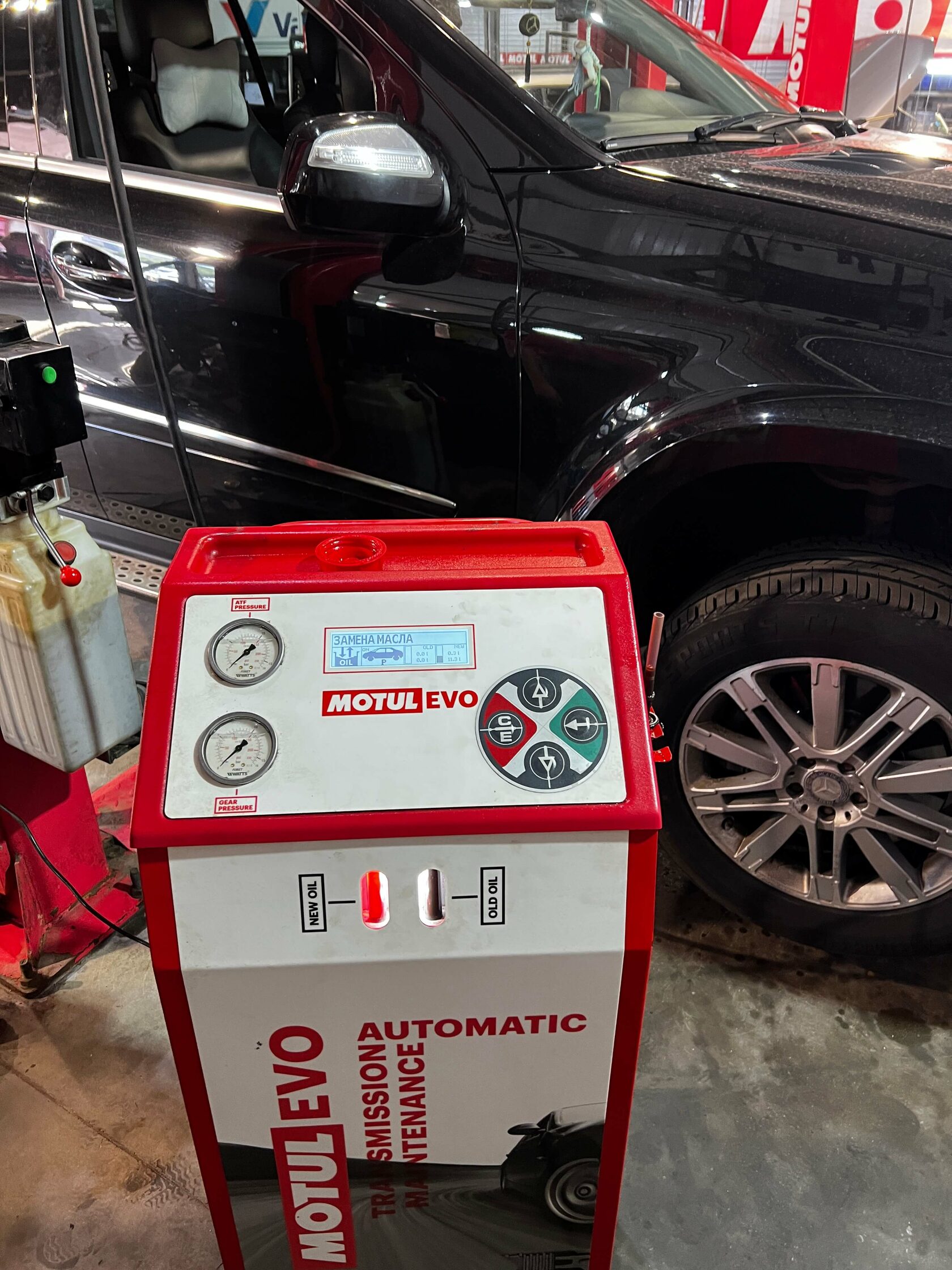 Заправка АКПП Mercedes маслом