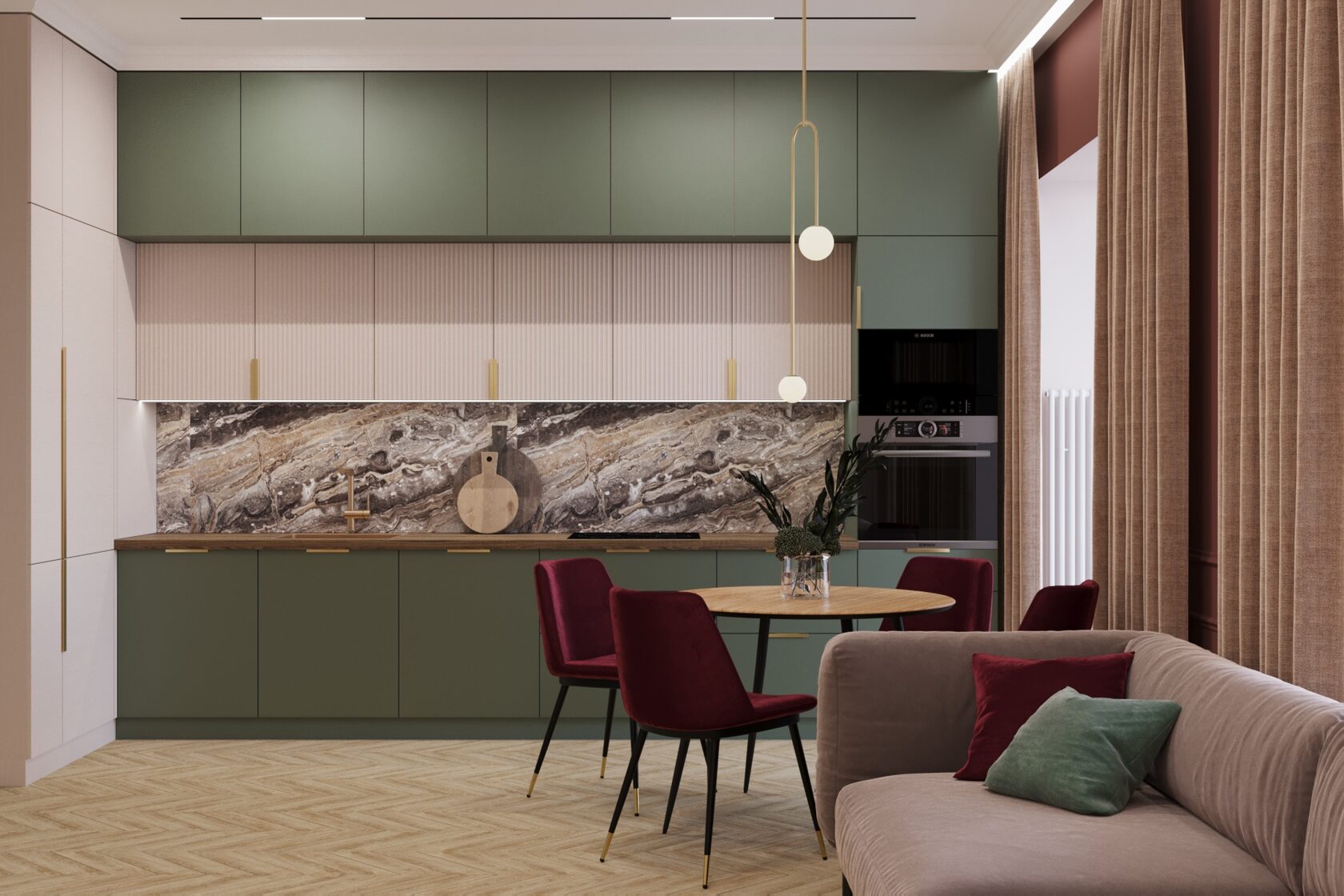 Жилой модуль в Северская дизайн