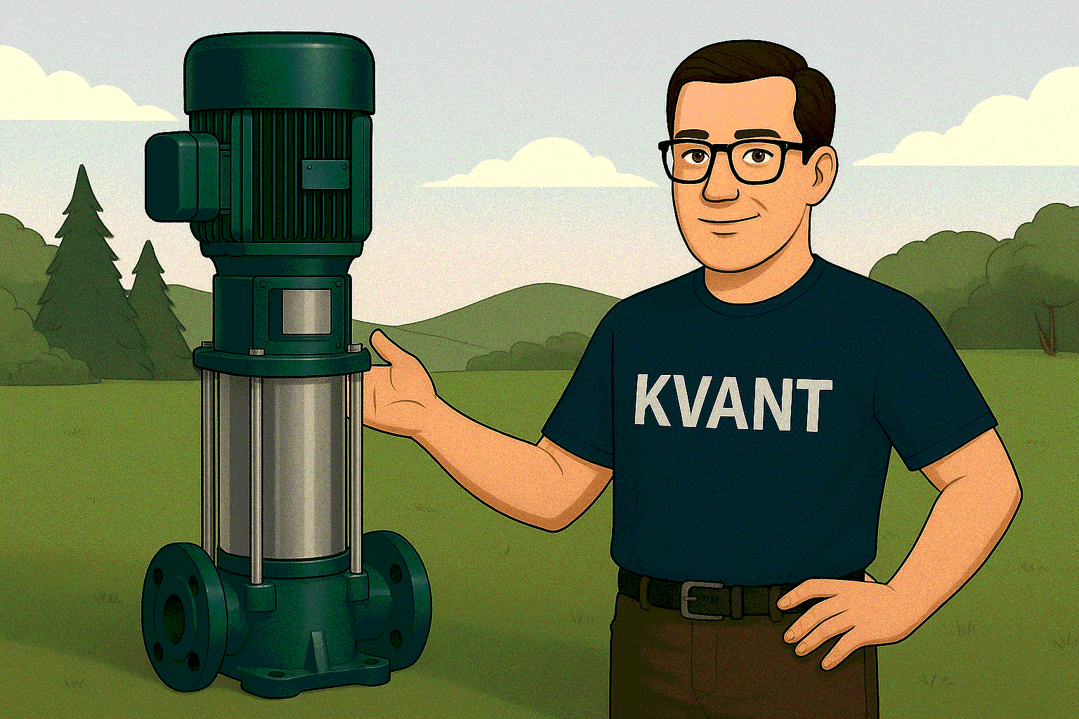 Вертикальный насос Kvant