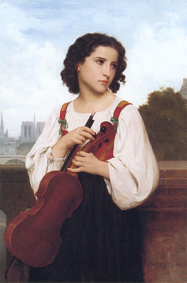 Вильям Бугро, «Одна на свете», около 1867