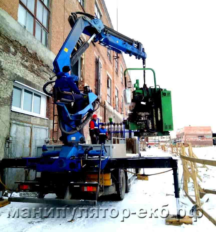 Самогруз с установкой сзади