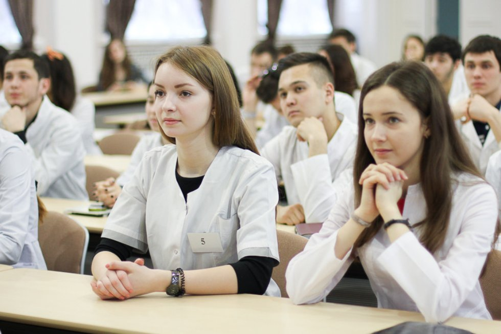 Medical students of Kazan Federal University