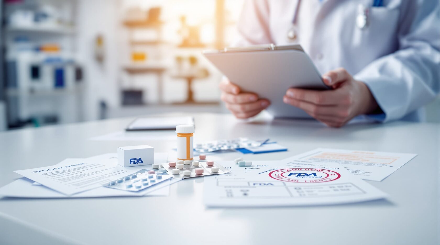 Если ваш препарат отпускается по рецепту, этикетку утверждает FDA