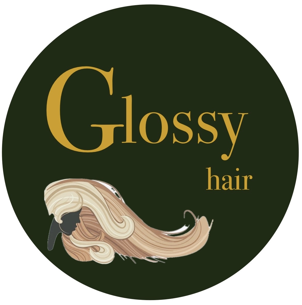 Glossy hair you
