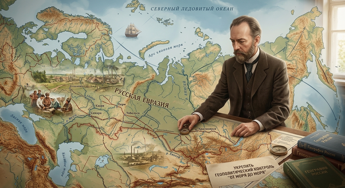 Русская Евразия в концепции В.П. Семёнова-Тян-Шанского от Волги до Енисея