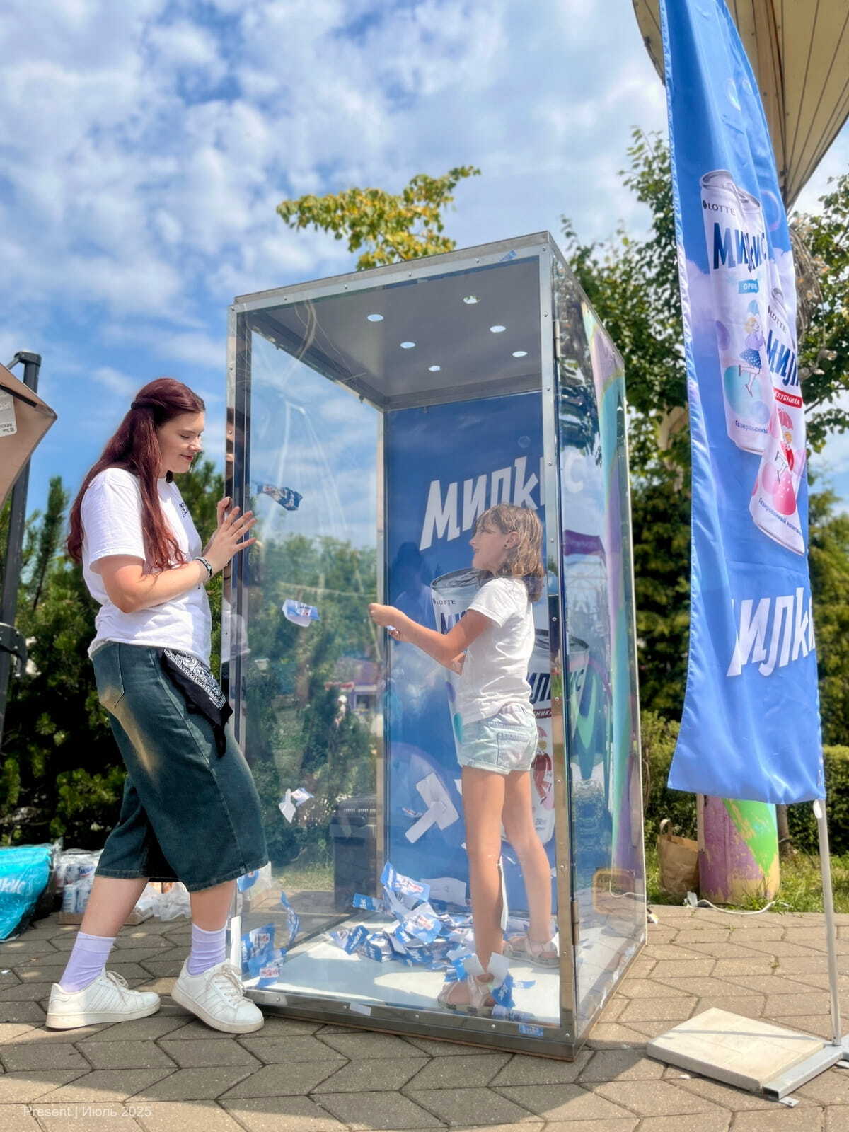 Ветряная кабина в аренду для промо-мероприятия