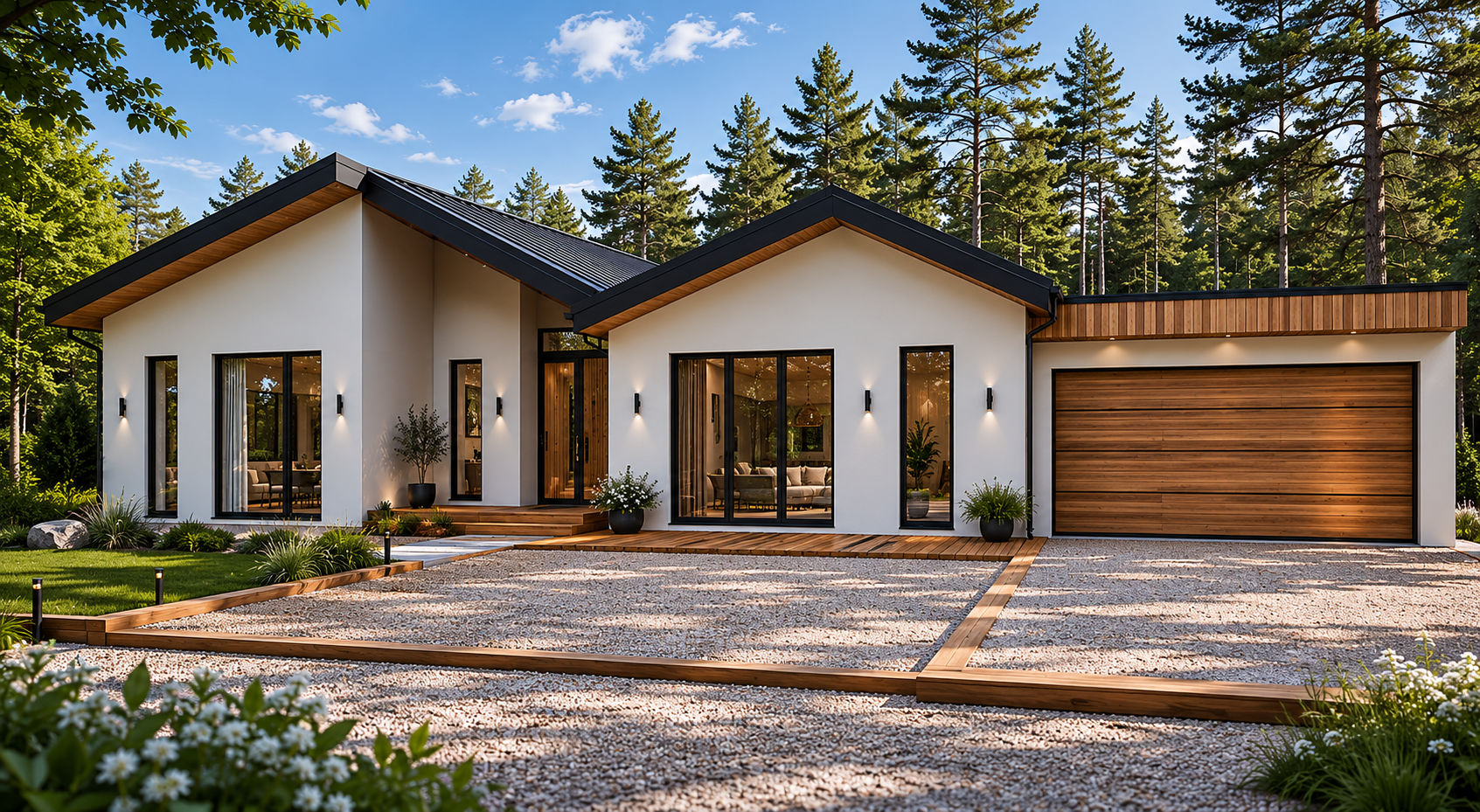 Projekt Einfamilienhaus mit Garage