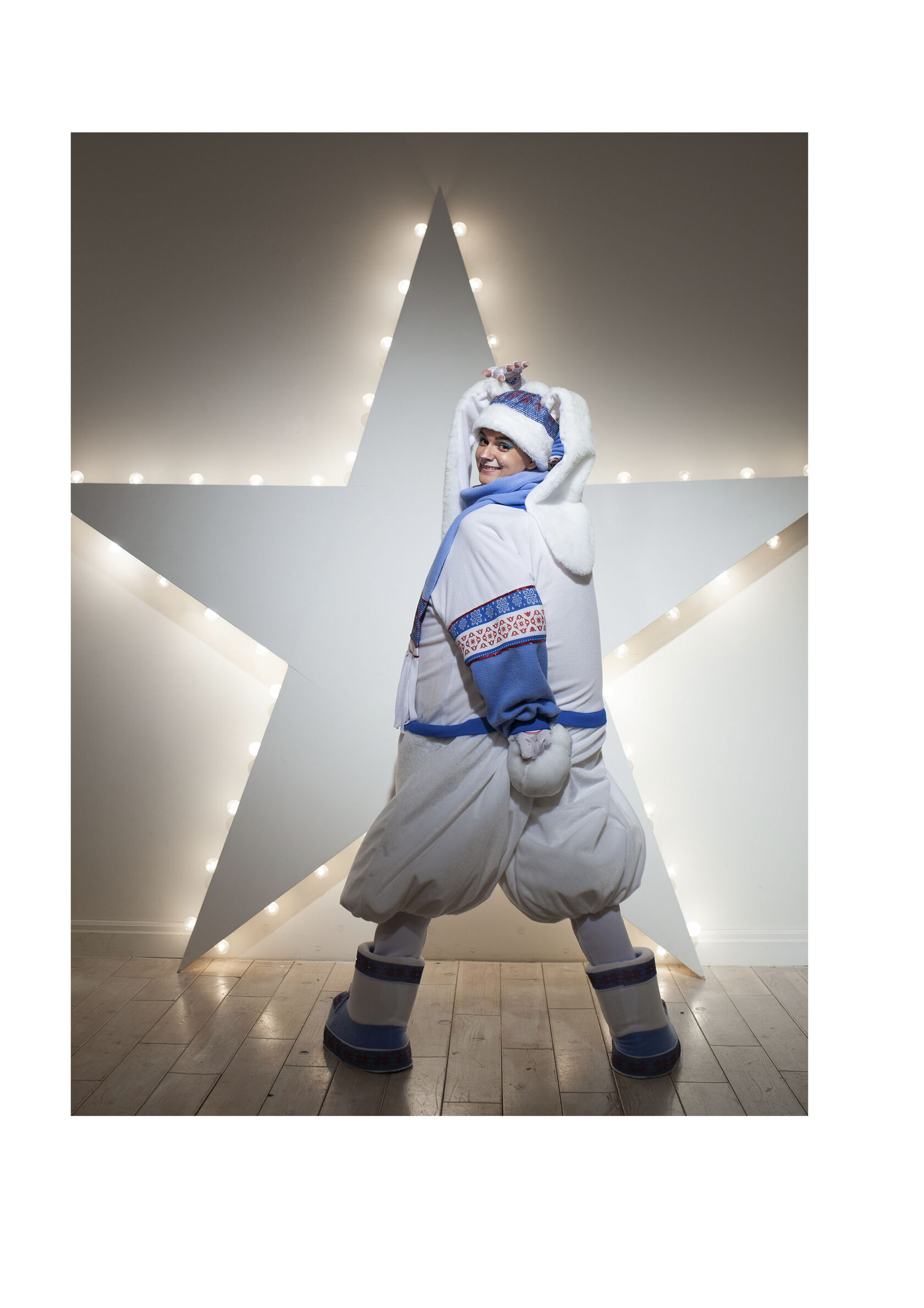 Кролик новый год анимация