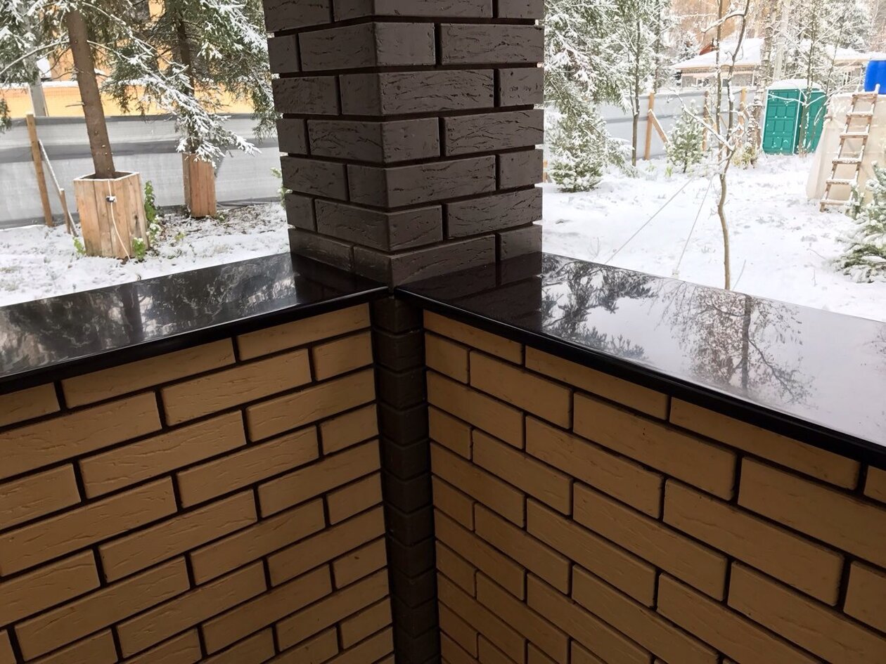 Столешницы Gralit на улице