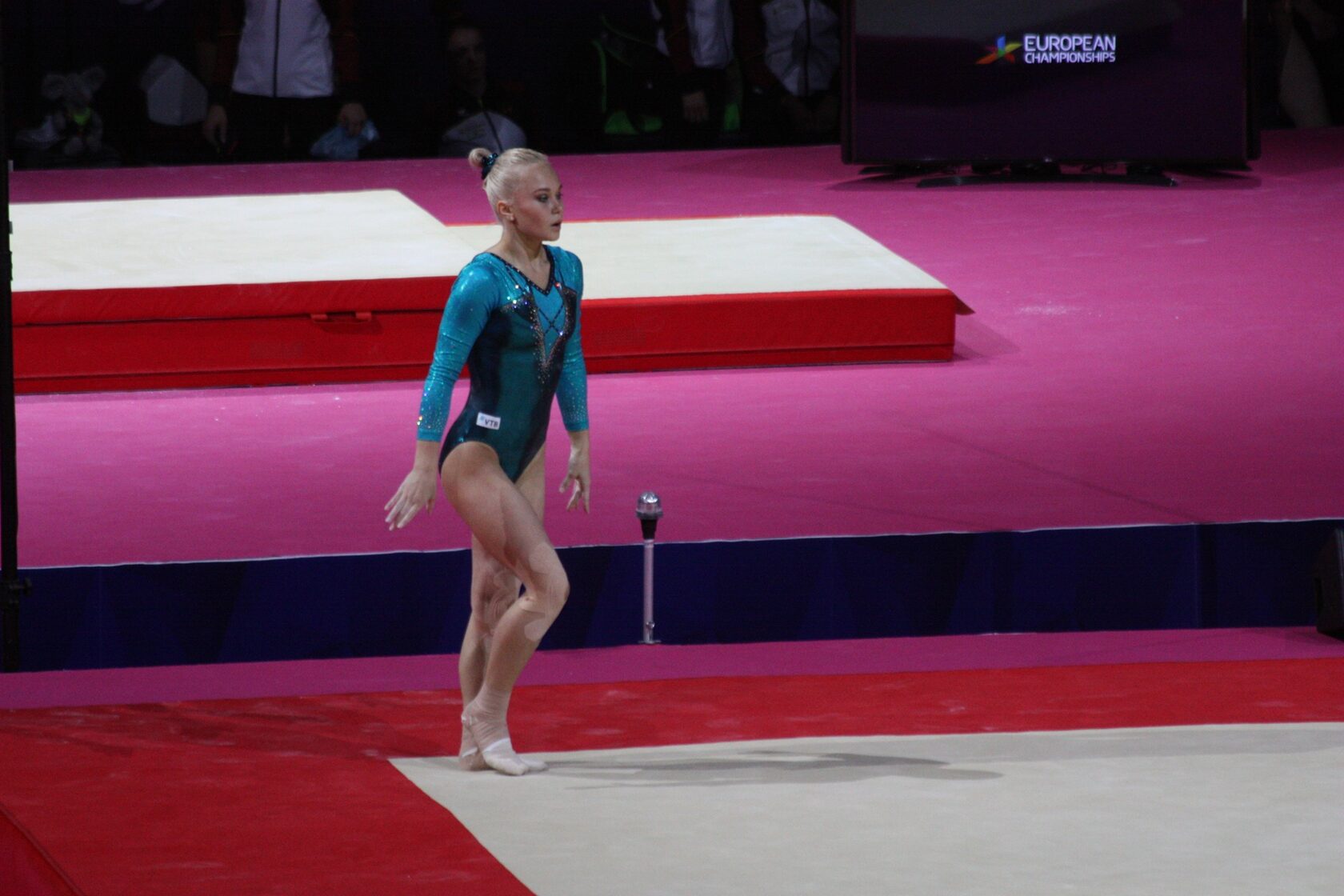 Ангелина Мельникова на чемпионате Европы 2018 года. Фото: TwoWings, CC BY-SA 4.0