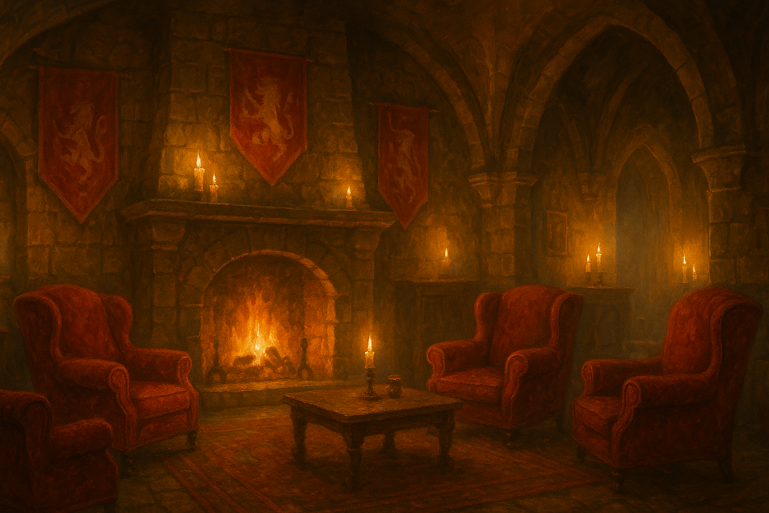 Комната отдыха Гриффиндор