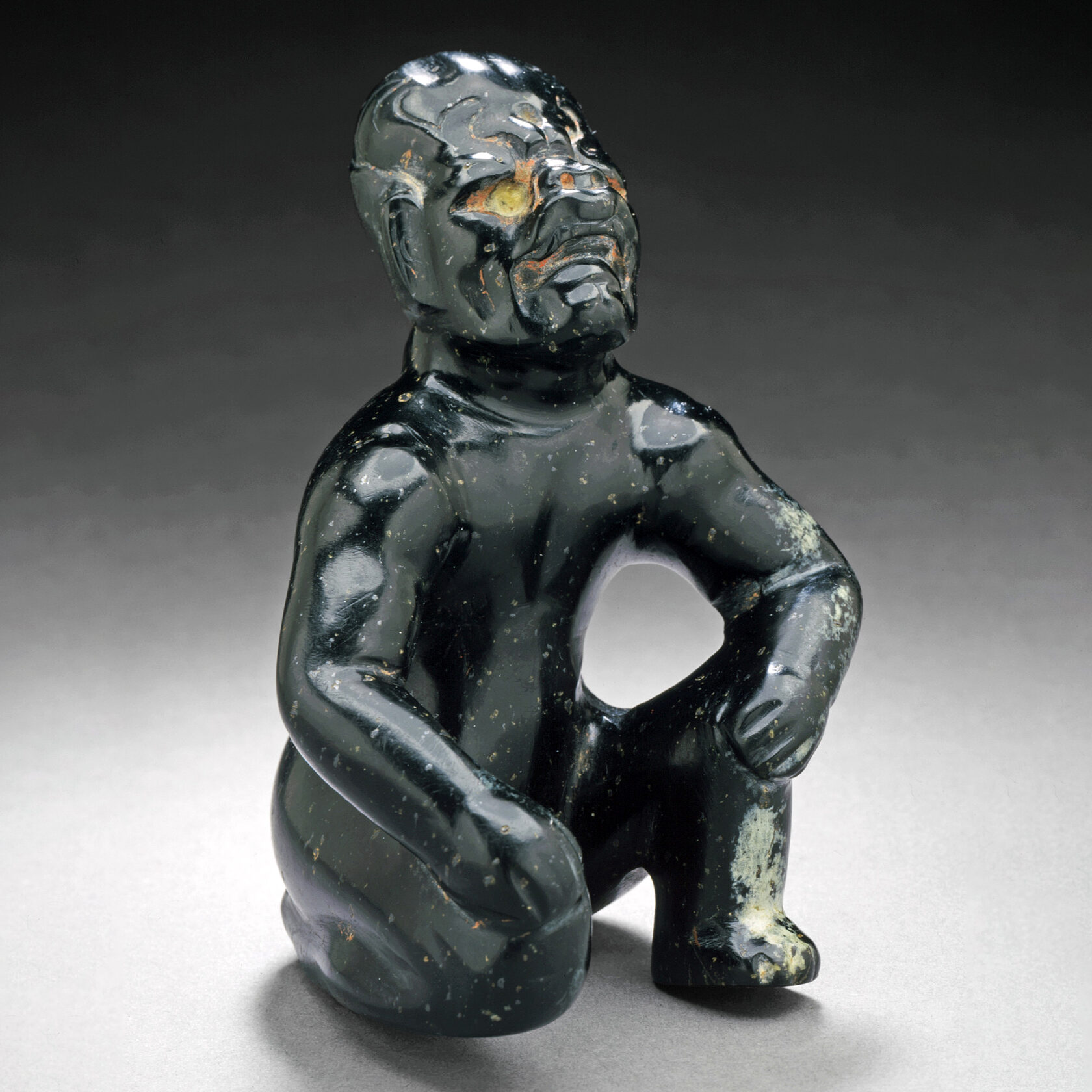 Фигура мужчины в процессе трансформации. Ольмеки, 900-300 гг. до н.э. Коллекция Los Angeles County Museum of Art.