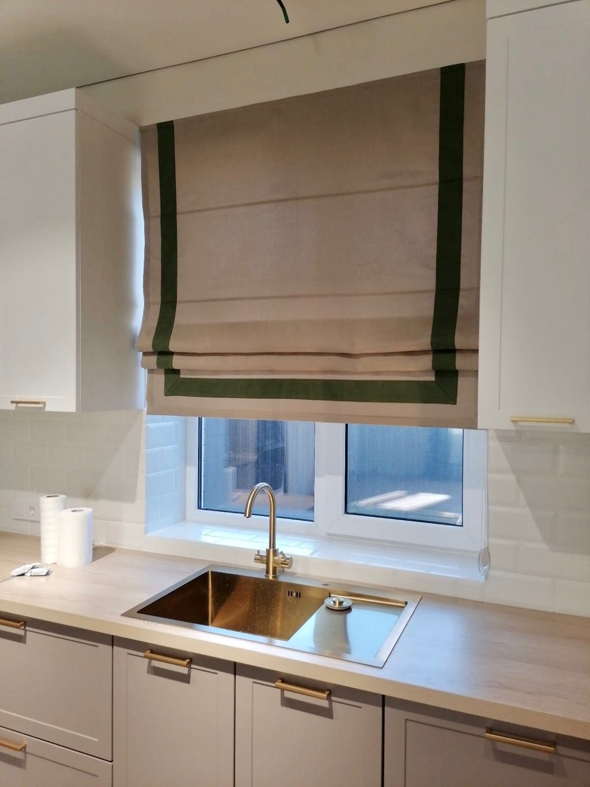 Хлопковые римские шторы