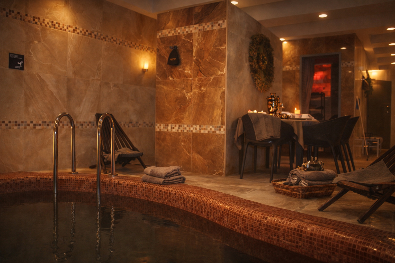 Банное пространство «Малая Верба» — интерьер, Одинцово