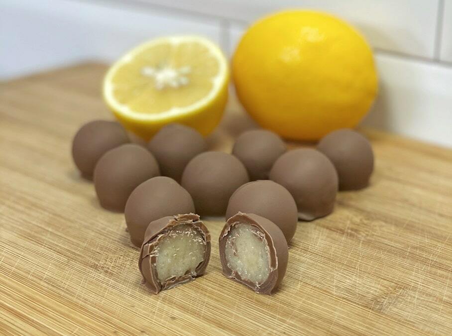 Лимонные трюфели