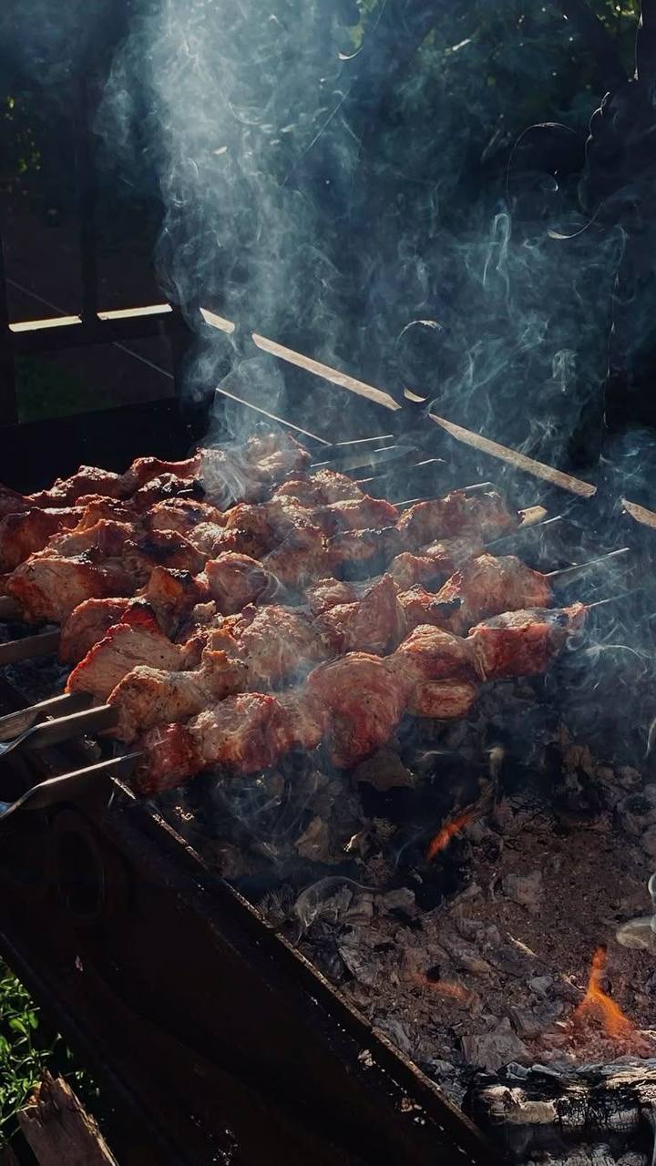 Шашлык на мангале