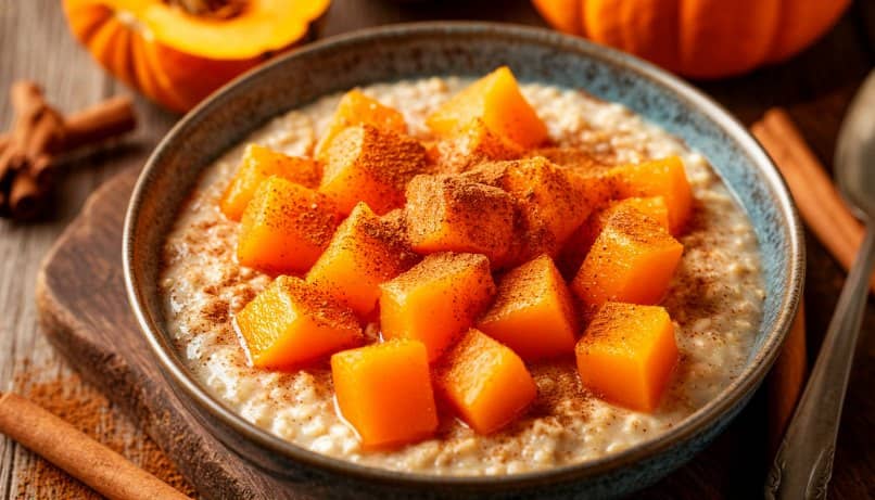 овсяная каша с тыквой на молоке