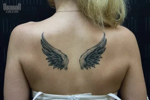 Тату крылья - значение, эскизы, фото татуировки крылья ангела на спине, руке, груди
