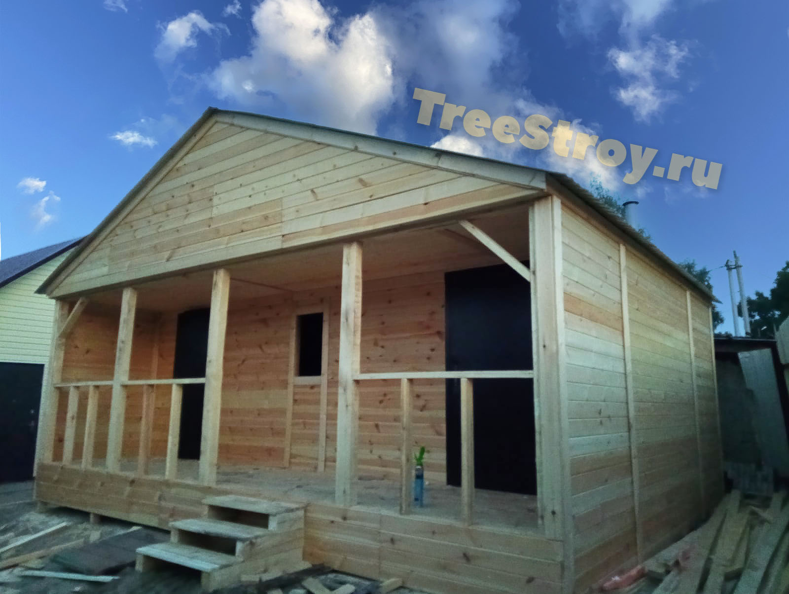 ТриСтрой | Бытовки, хозблоки и дома для дачи любых размеров и конструкций