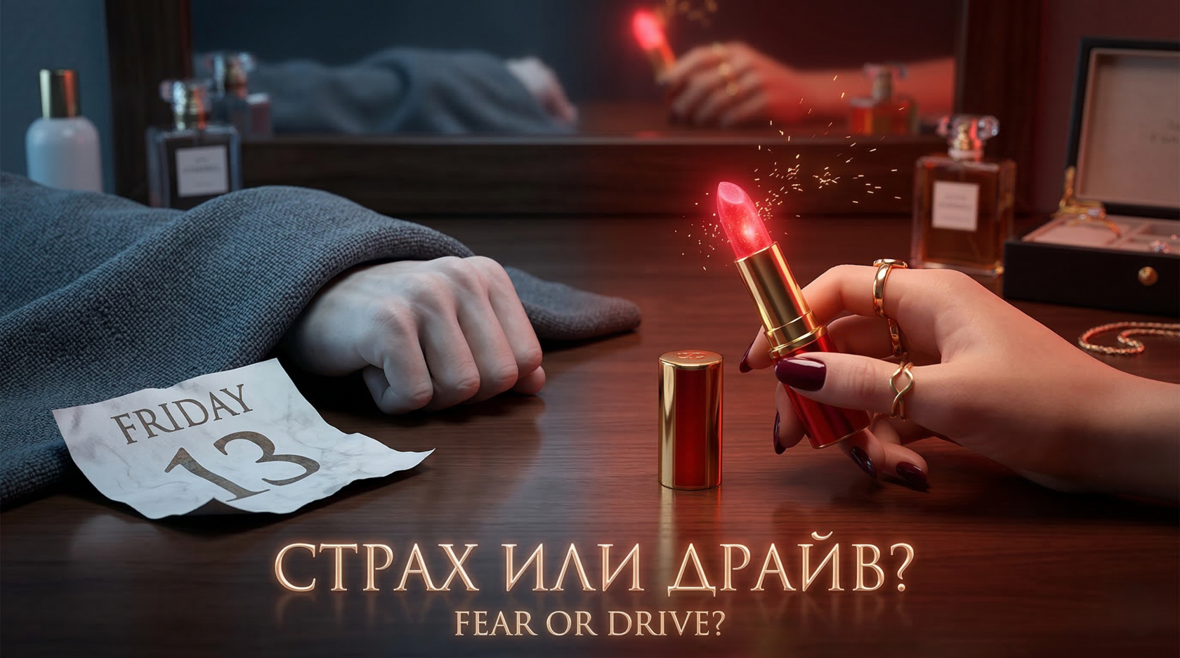 Ритуал на зеркале с красной помадой в пятницу 13-е на привлечение денег