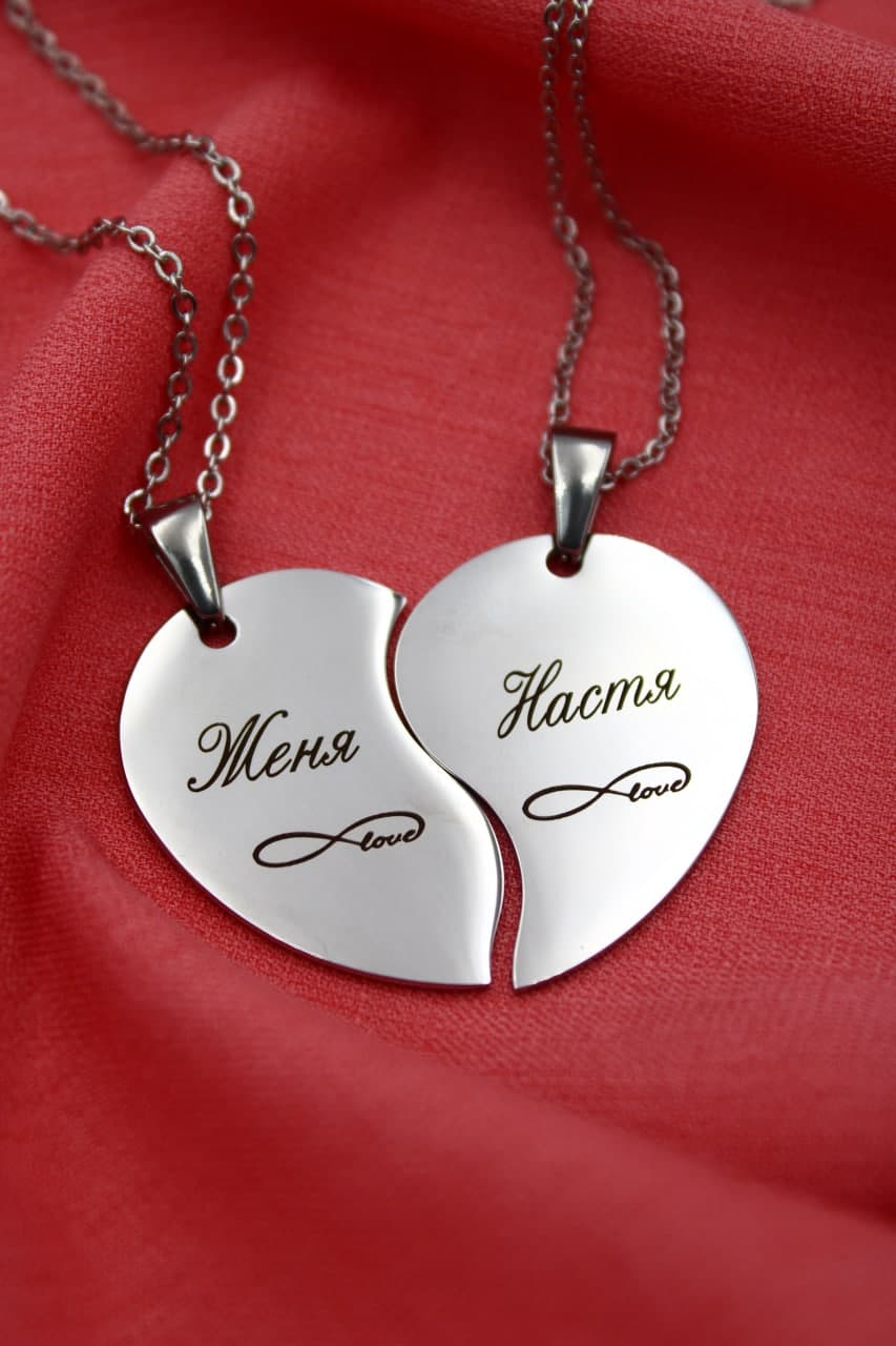 Кулони з лазерним гравіюванням